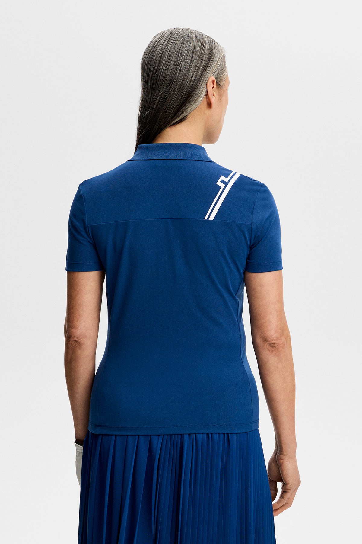 Polo J.Lindeberg Melli Estate Blue - style de vie sur le parcours