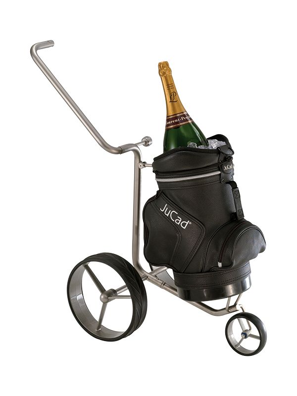 Chariot à champagne miniature JuCad en acier inoxydable
