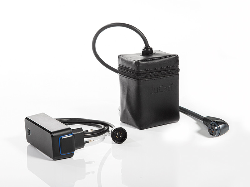 Batterie lithium haute performance JuCad pour jusqu'à 45 trous avec chargeur