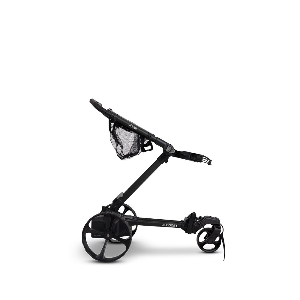 Pliage compact et roues à dégagement rapide MGI E-Boost