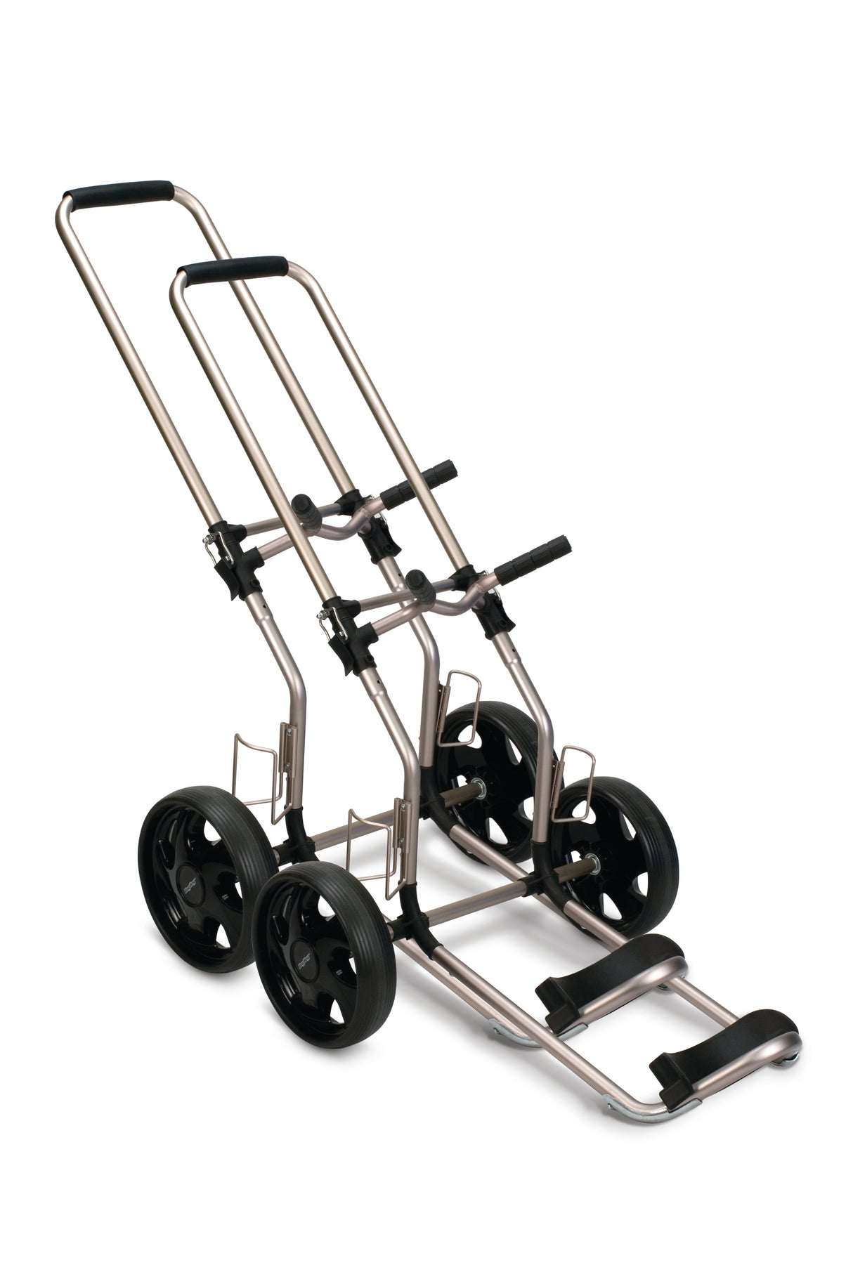 Chariots Bag Boy Rental Dual Tube empilés et emboîtés