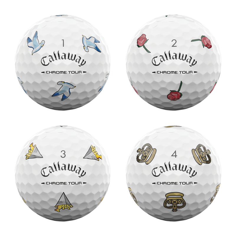 Callaway Chrome Tour July Major 2026 – détail du design links côtier