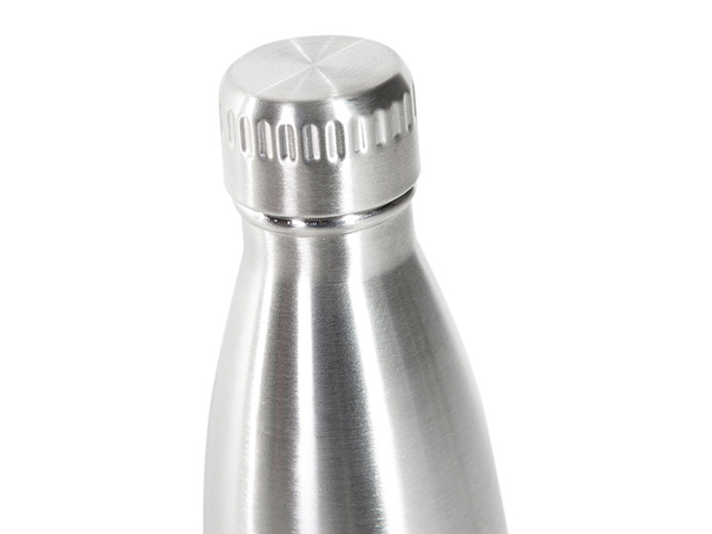 Détail de l'isolation thermique de la bouteille isotherme JuCad en acier inoxydable