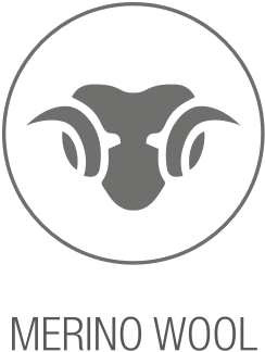 Badge matière laine mérinos