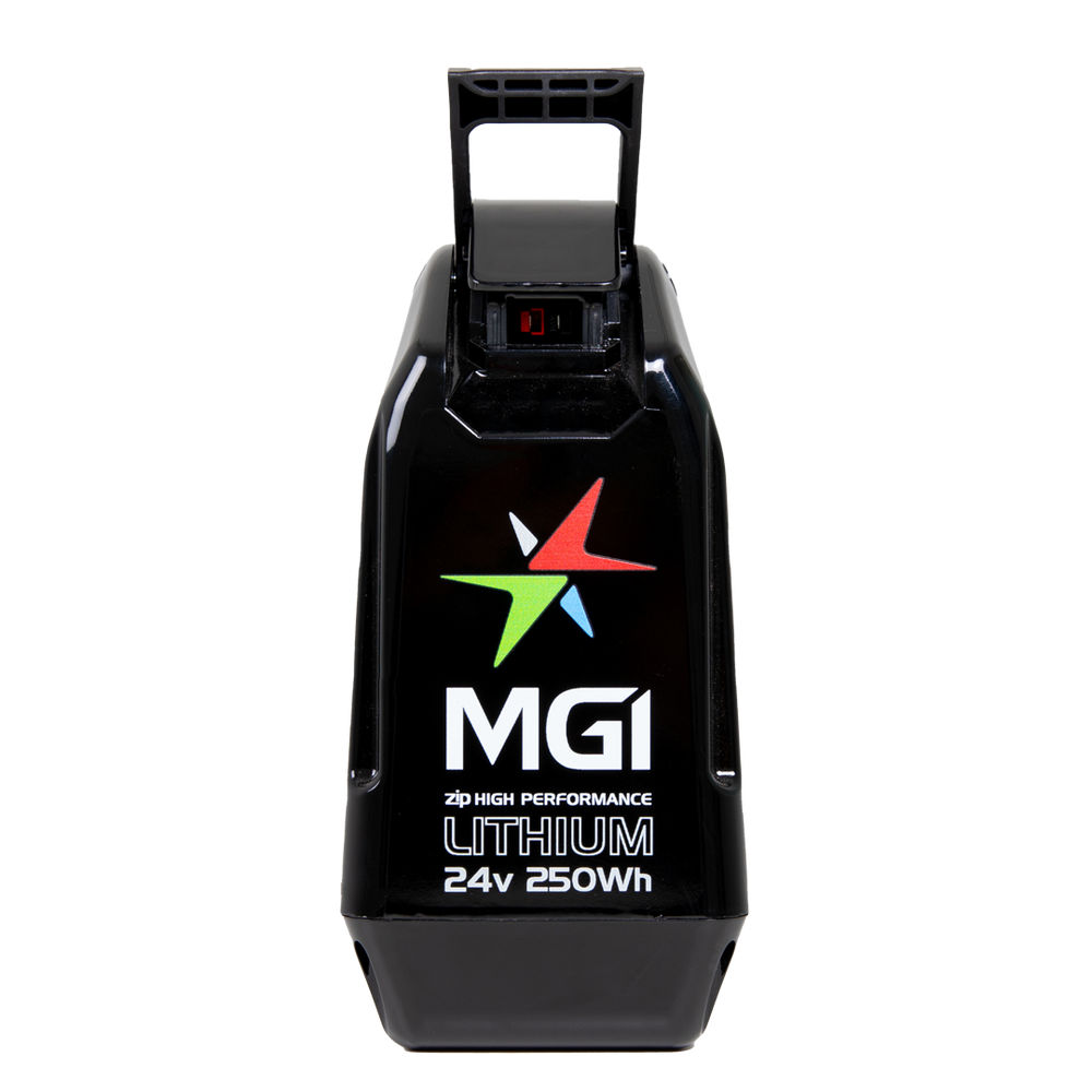 MGI 2024 Zip 24V 250Wh Lithium Battery — vue de face