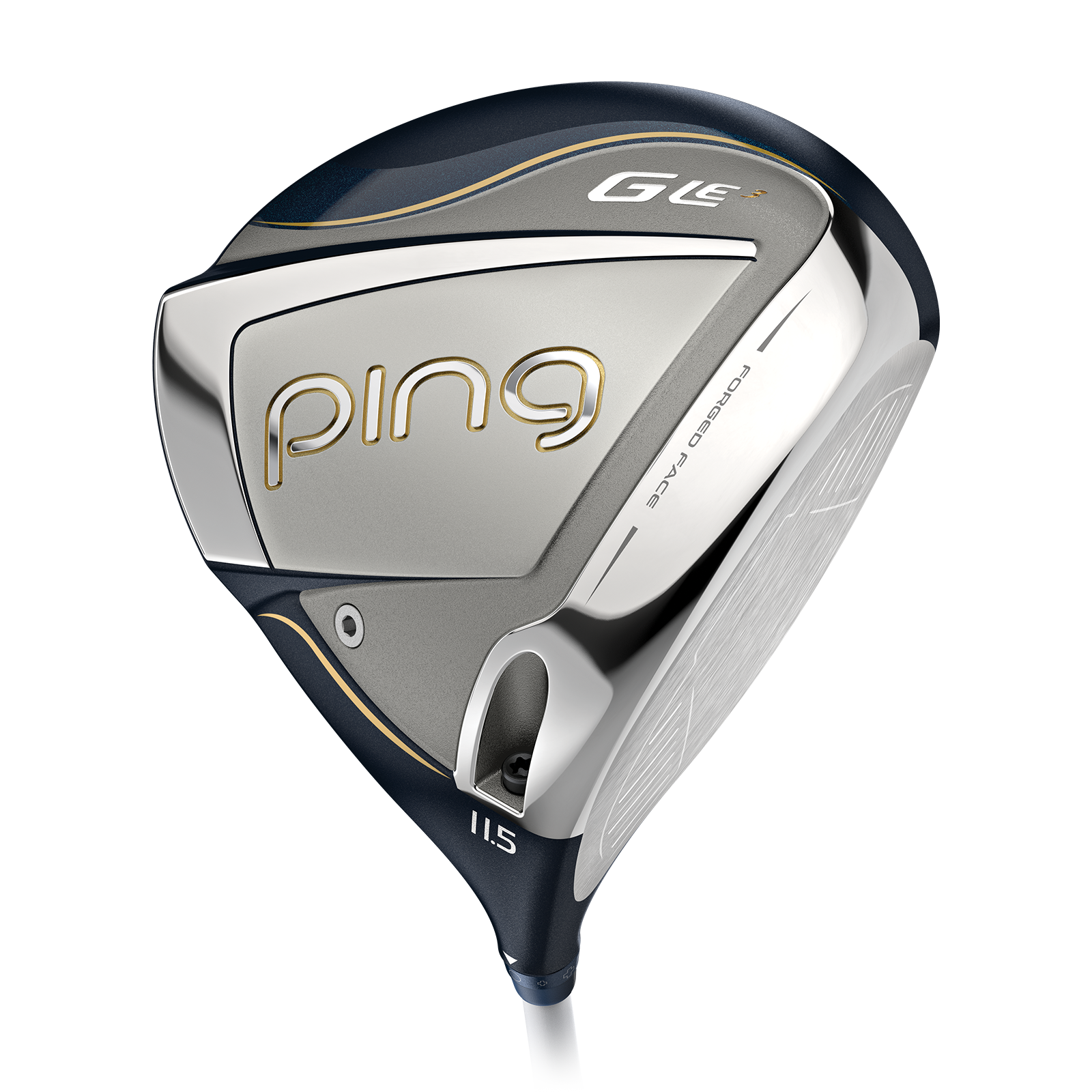 Semelle du driver PING G Le3 montrant le placement du poids arrière