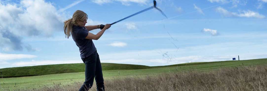 Diagramme de la technologie du fer UL7 de U.S. Kids Golf montrant la semelle large et la pondération du point idéal