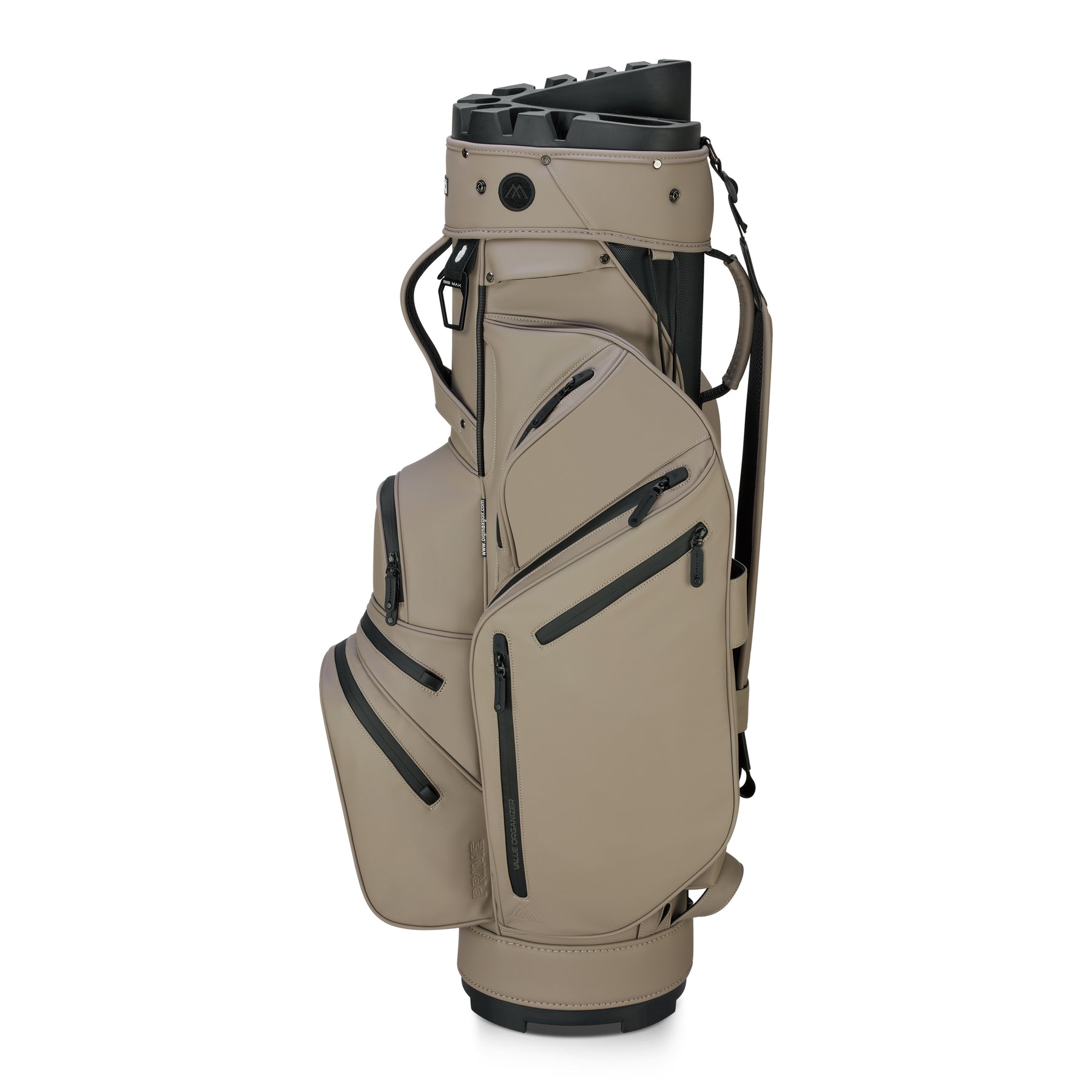 Disposition de rangement à 12 poches du sac chariot Big Max Dri Lite Silencio Prime