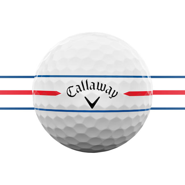 Callaway Chrome Soft 26 — Lignes d'alignement Triple Track 360