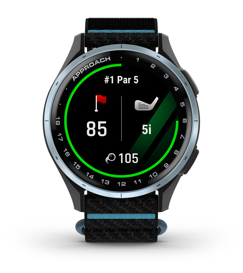 Garmin Approach J1 — chronomètre de rythme de jeu