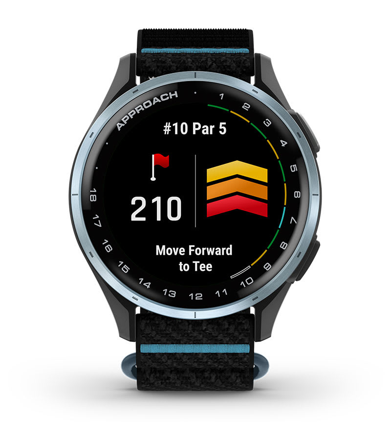 Garmin Approach J1 — guidage de départ sur plus de 43 000 parcours