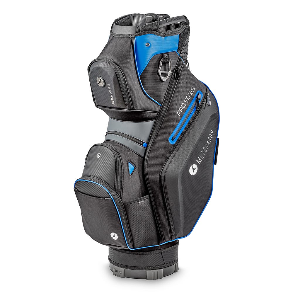 Sac chariot Motocaddy Pro-Series 2025 – caractéristiques pratiques et détails des accessoires