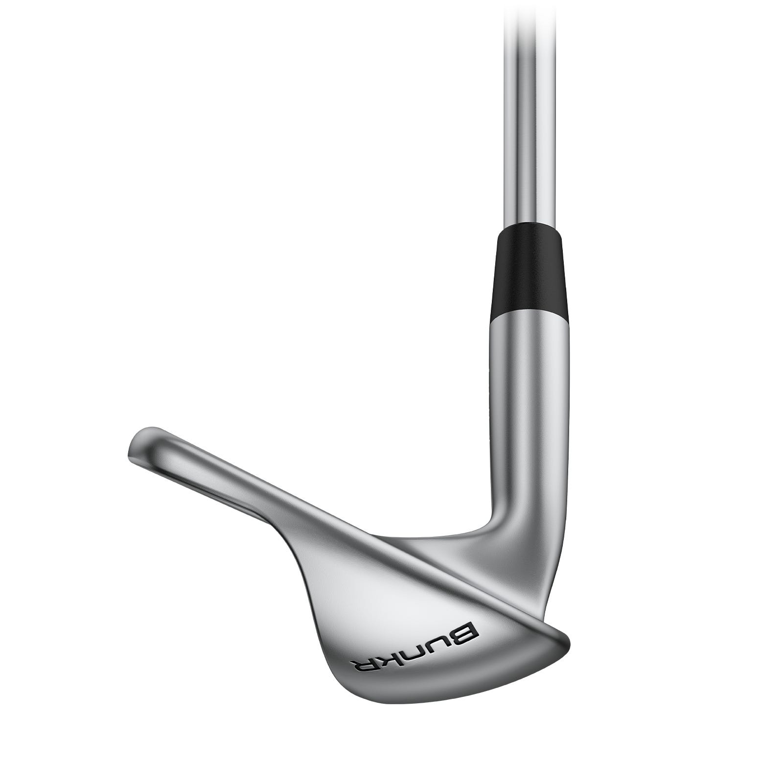 PING BunkR wedge toe view showing wide sole and bounce