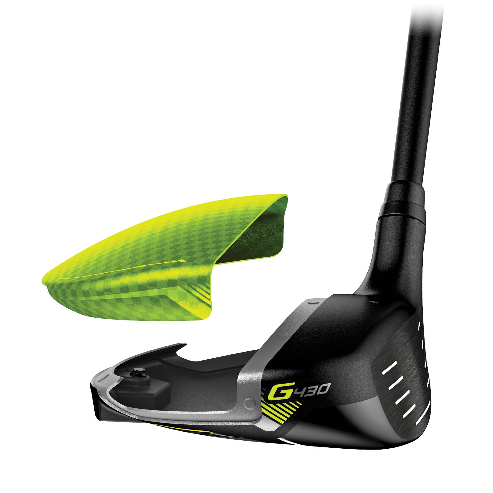 Illustration de la couronne Carbonfly du bois de parcours PING G430