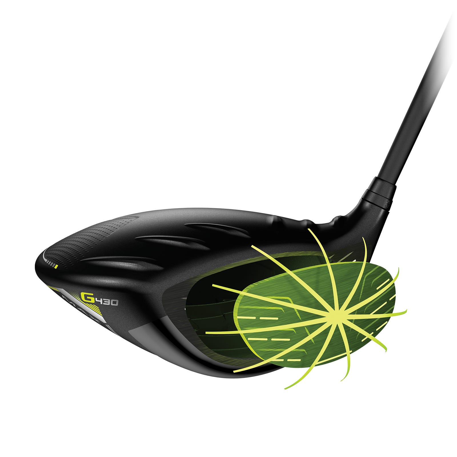 Illustration éclatée de la face forgée T9S+ optimisée du PING G430 MAX