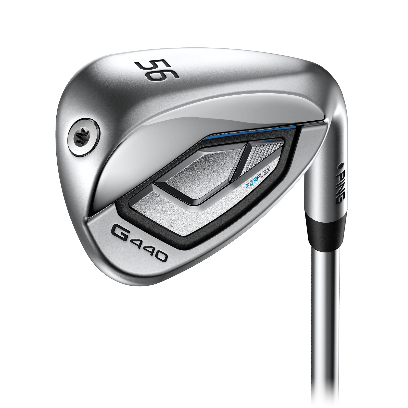 Cavité du wedge PING G440 56 degrés montrant le design Sand Saver