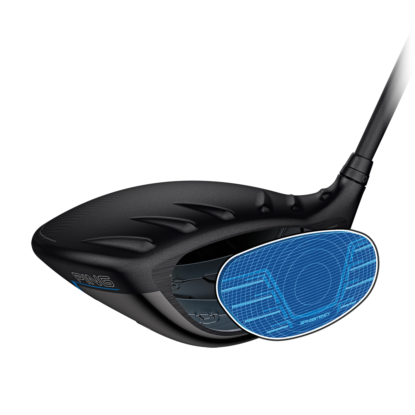 Illustration de la face éclatée du driver PING G440 montrant une construction plus fine et plus solide