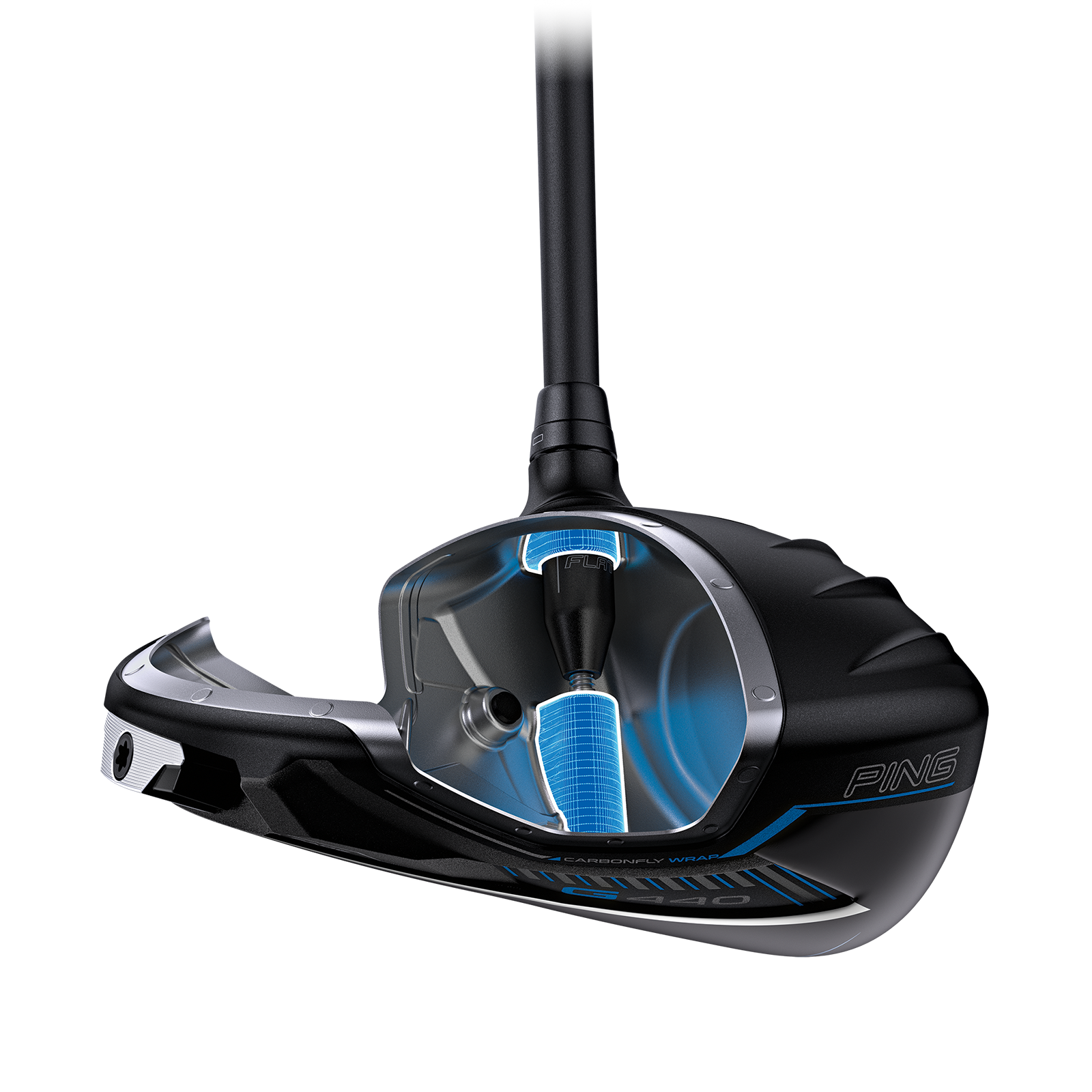 Illustration du driver PING G440 Free Hosel à CG bas