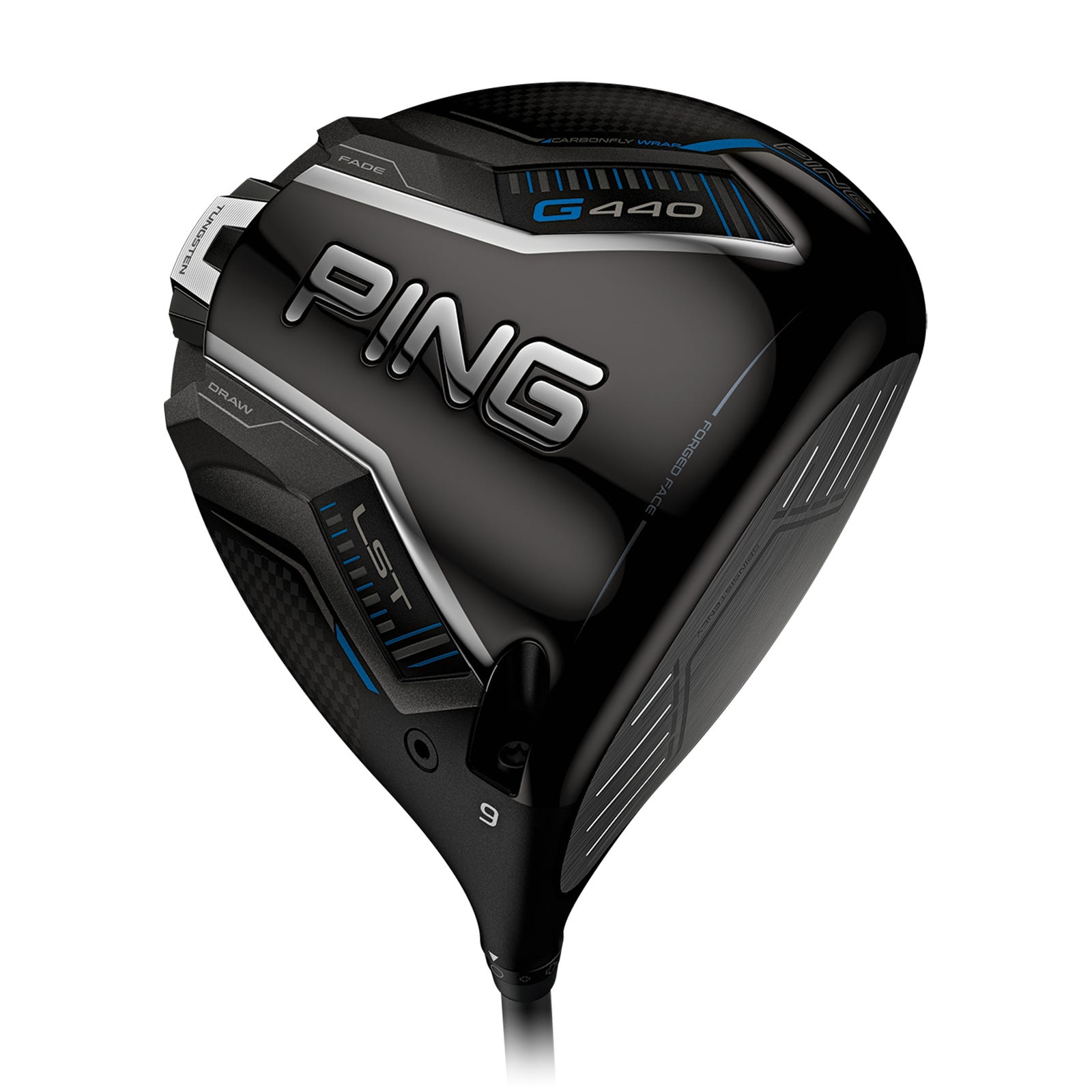 Semelle du PING G440 LST montrant le poids arrière réglable