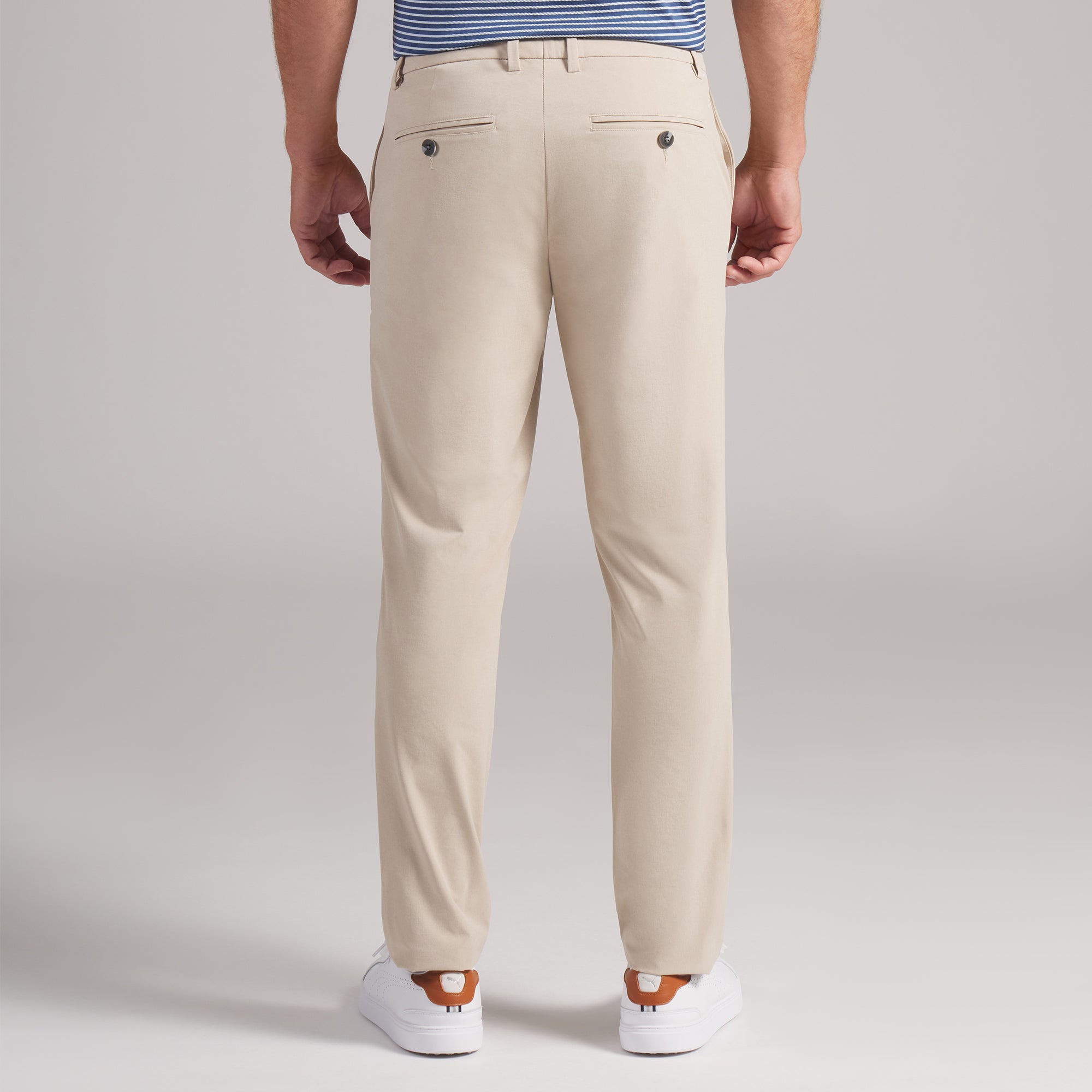 Pantalon de golf Puma 101 Avant Bouleau – détail latéral montrant la poche