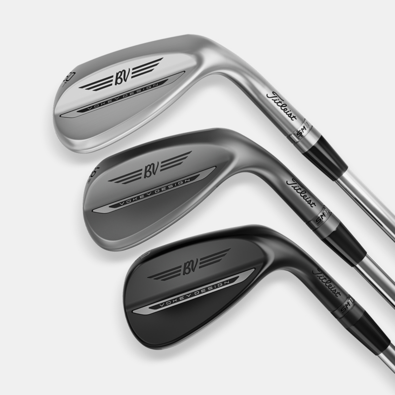 SM11 finish options Tour Chrome Nickel Jet Black Raw