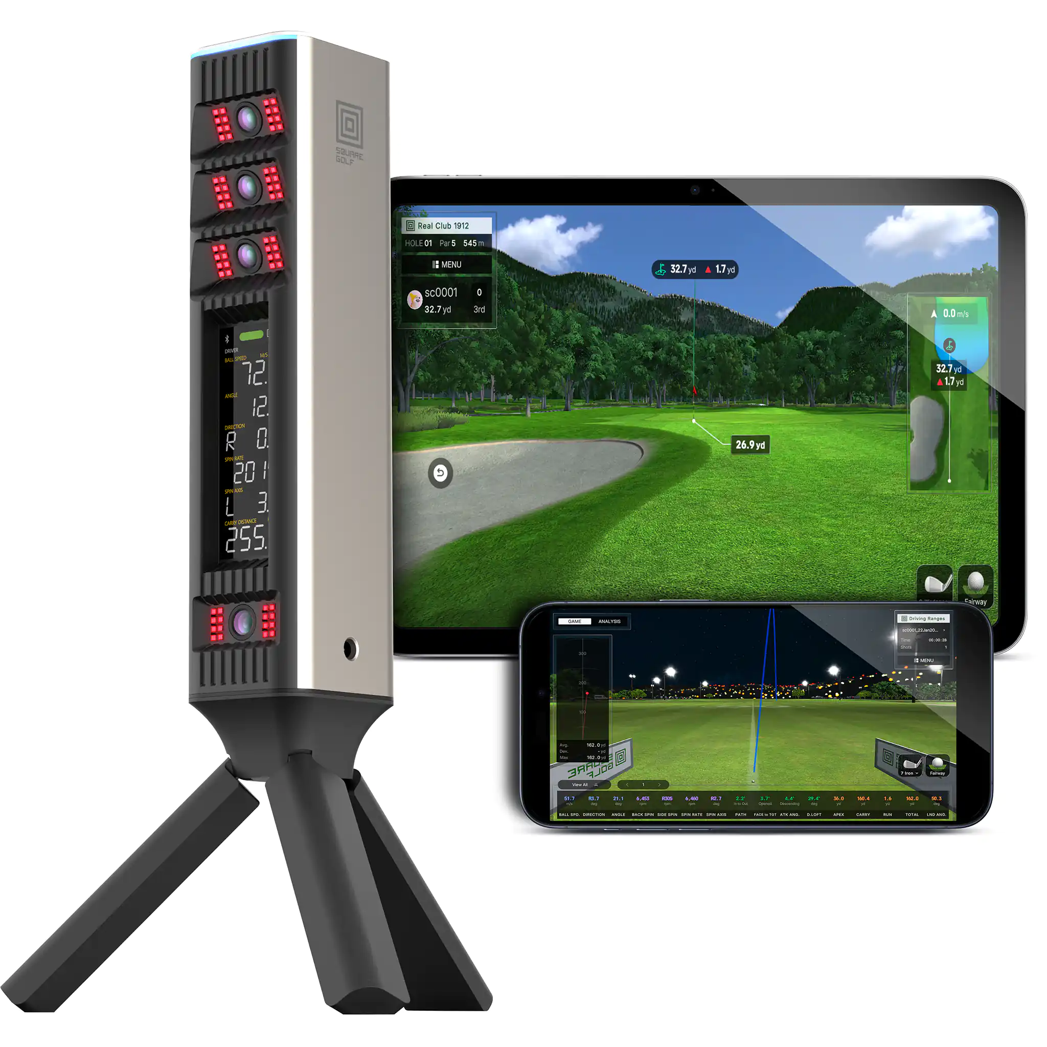 Moniteur de lancement Square Golf OMNI Edition