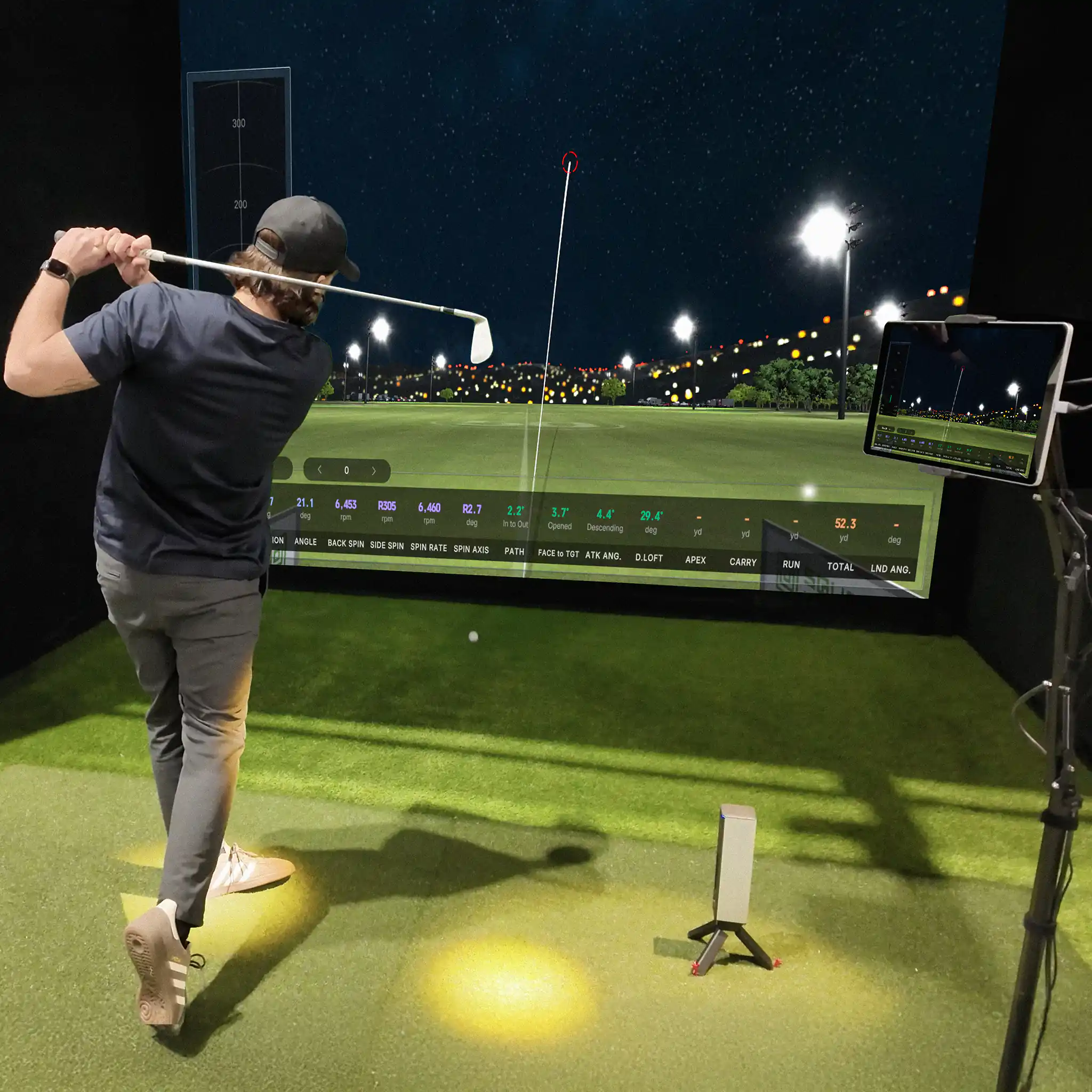 Style de vie Square Golf OMNI simulateur intérieur