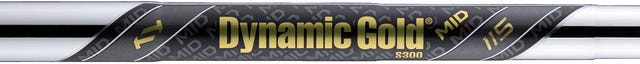 Shaft en acier True Temper Dynamic Gold Mid 115 – monté en flex Stiff S300 sur ce set PING i540 personnalisé
