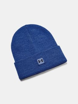 Bonnet Under Armour Halftime Beanie bleu, vue de profil