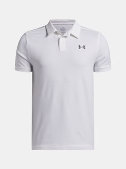 Polo junior Under Armour UA Matchplay – Coloris blanc