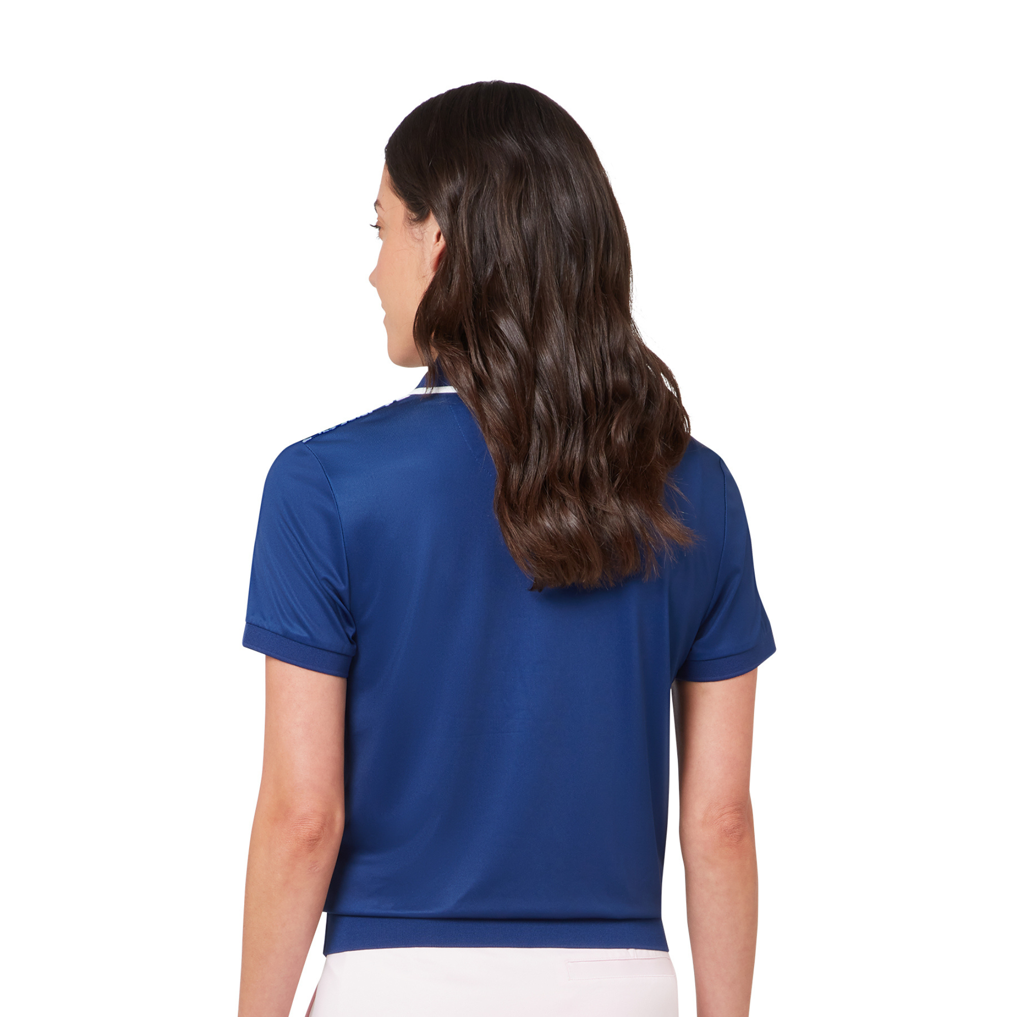 Polo femme Callaway Floral Blossom bleu profond – vue détaillée