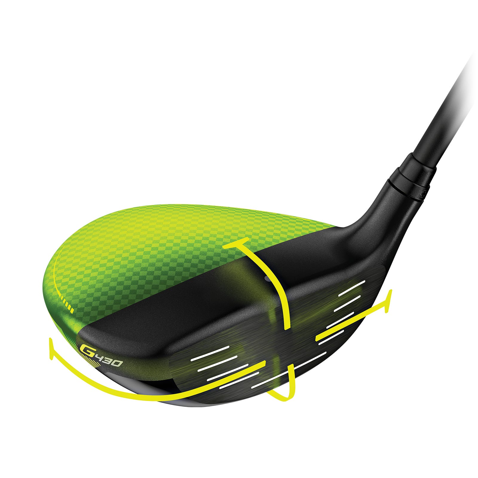 Illustration de la technologie G430 MAX FaceWrap
