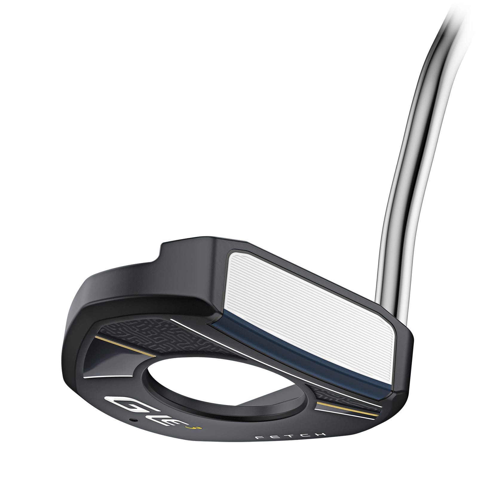 Face du putter Ping G Le3 Fetch montrant l'insert en élastomère PEBAX