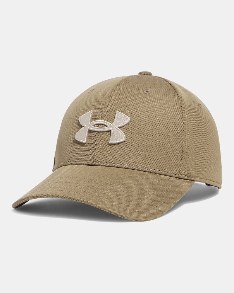 Casquette Under Armour Blitzing Low – vue de face, bayou/sandstorm