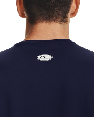 Under Armour HeatGear Fitted Short Sleeve – Midnight Navy, détail arrière