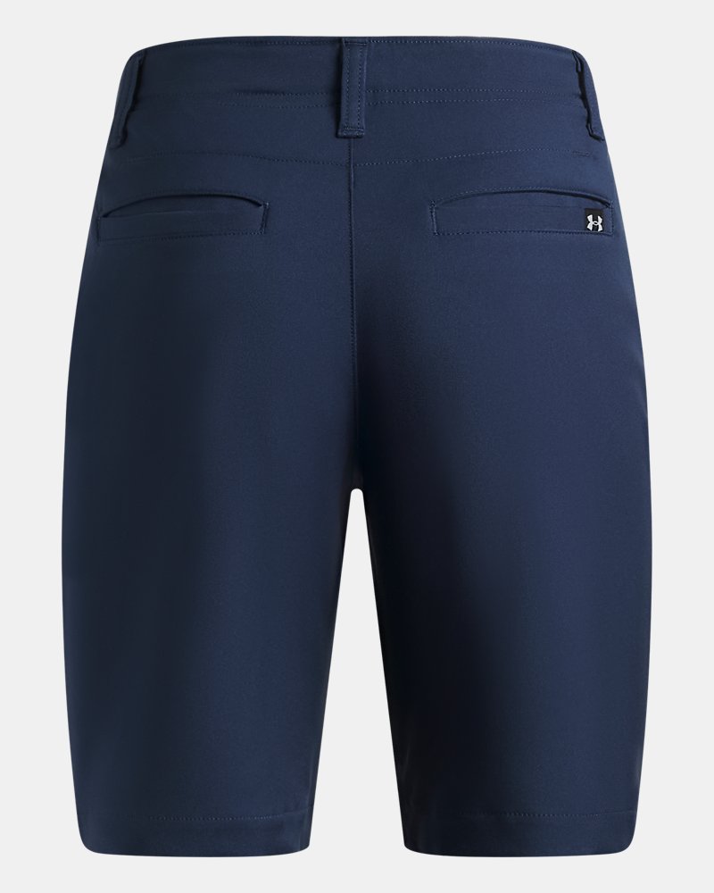 Short Under Armour Matchplay pour garçons – Bleu – vue de dos