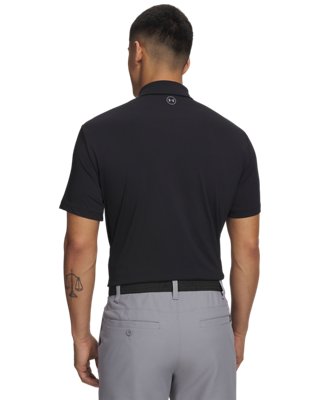 Vue arrière du polo UA ArmourDry montrant la couverture de protection solaire UPF 50+