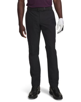 Pantalon fuselé Under Armour UA Matchplay – vue de face, noir/blanc