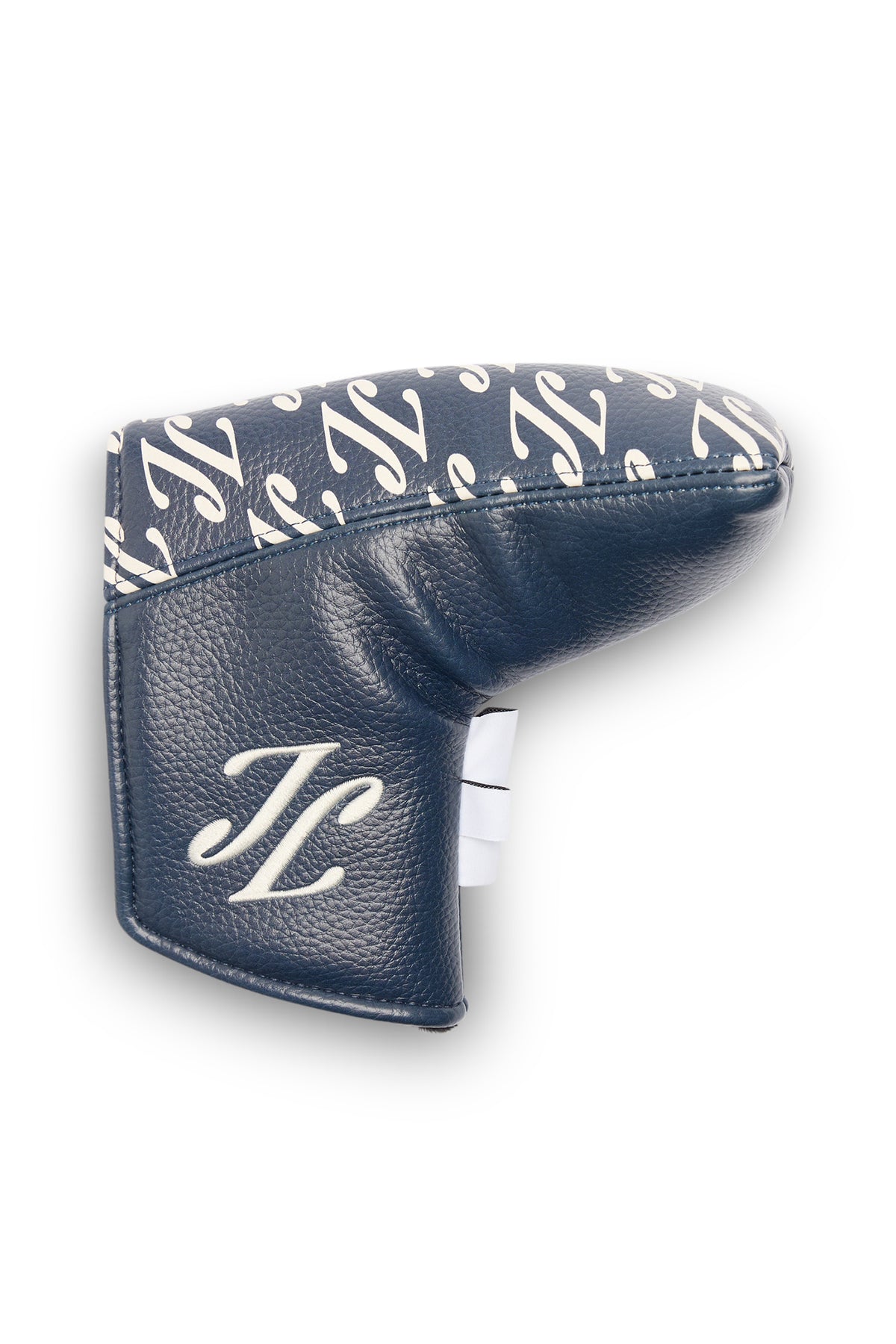 Housse de putter J.Lindeberg Blade Print Cardi Ligature Navy – vue de face