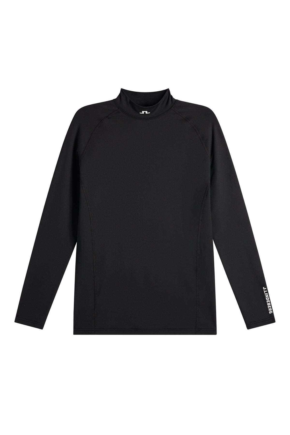 J.Lindeberg Ello Brushed Top Black – extensibilité quadridirectionnelle et coupe ajustée en action
