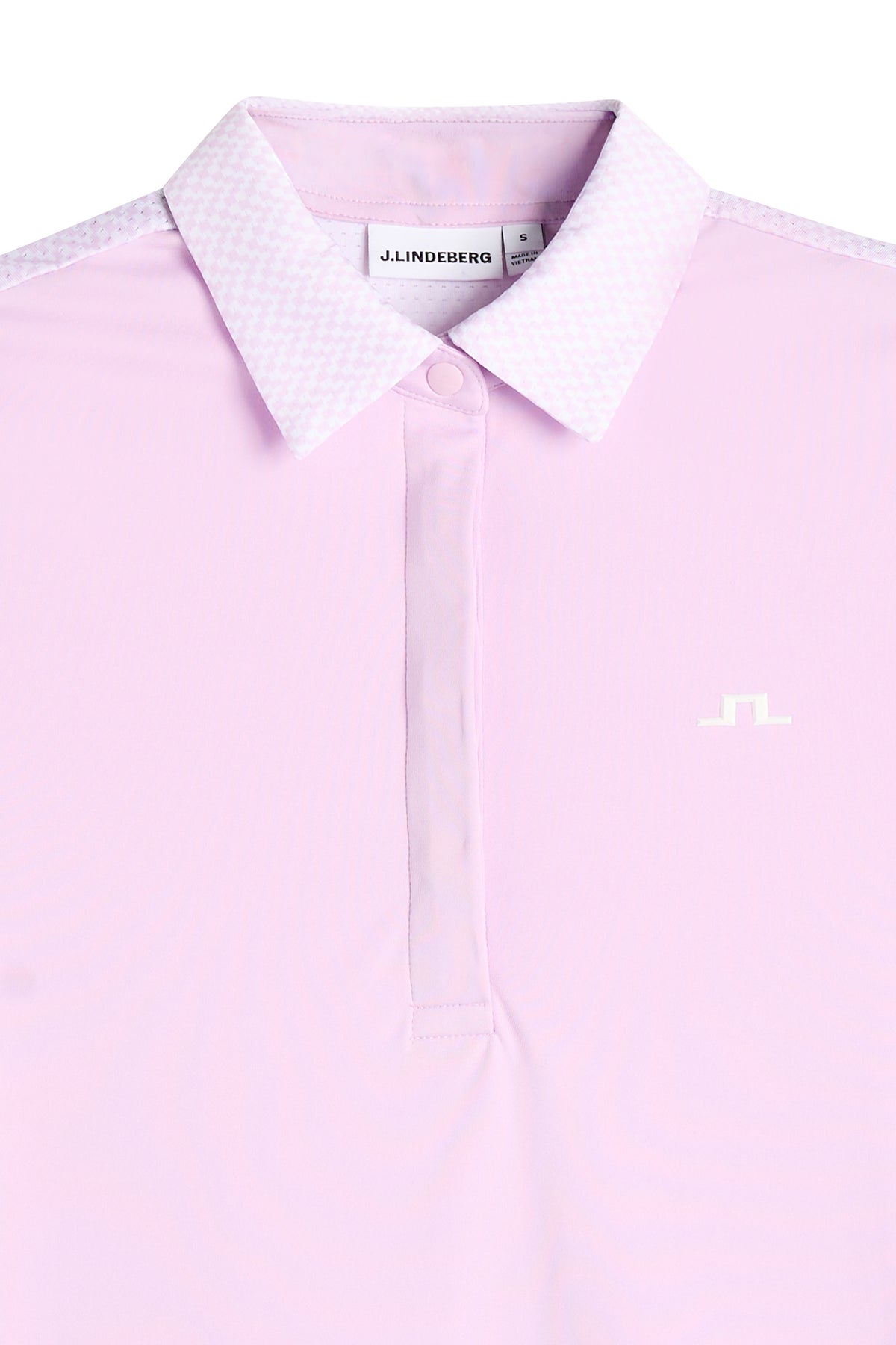 J.Lindeberg Cara Polo Print Orchid Bouquet – coupe et mouvement