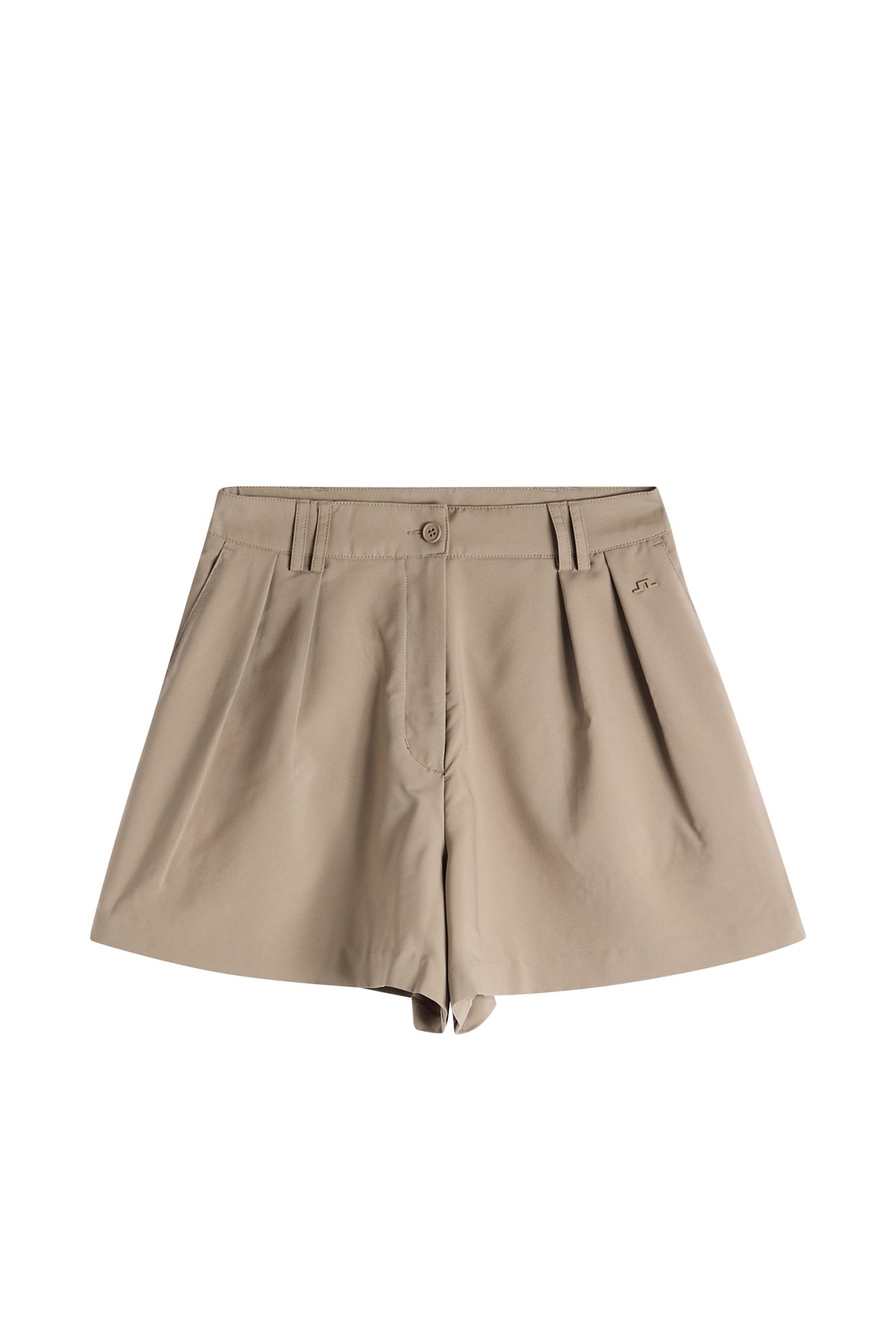 Shorts J.Lindeberg Carmen Brindle – taille haute et détails de la silhouette