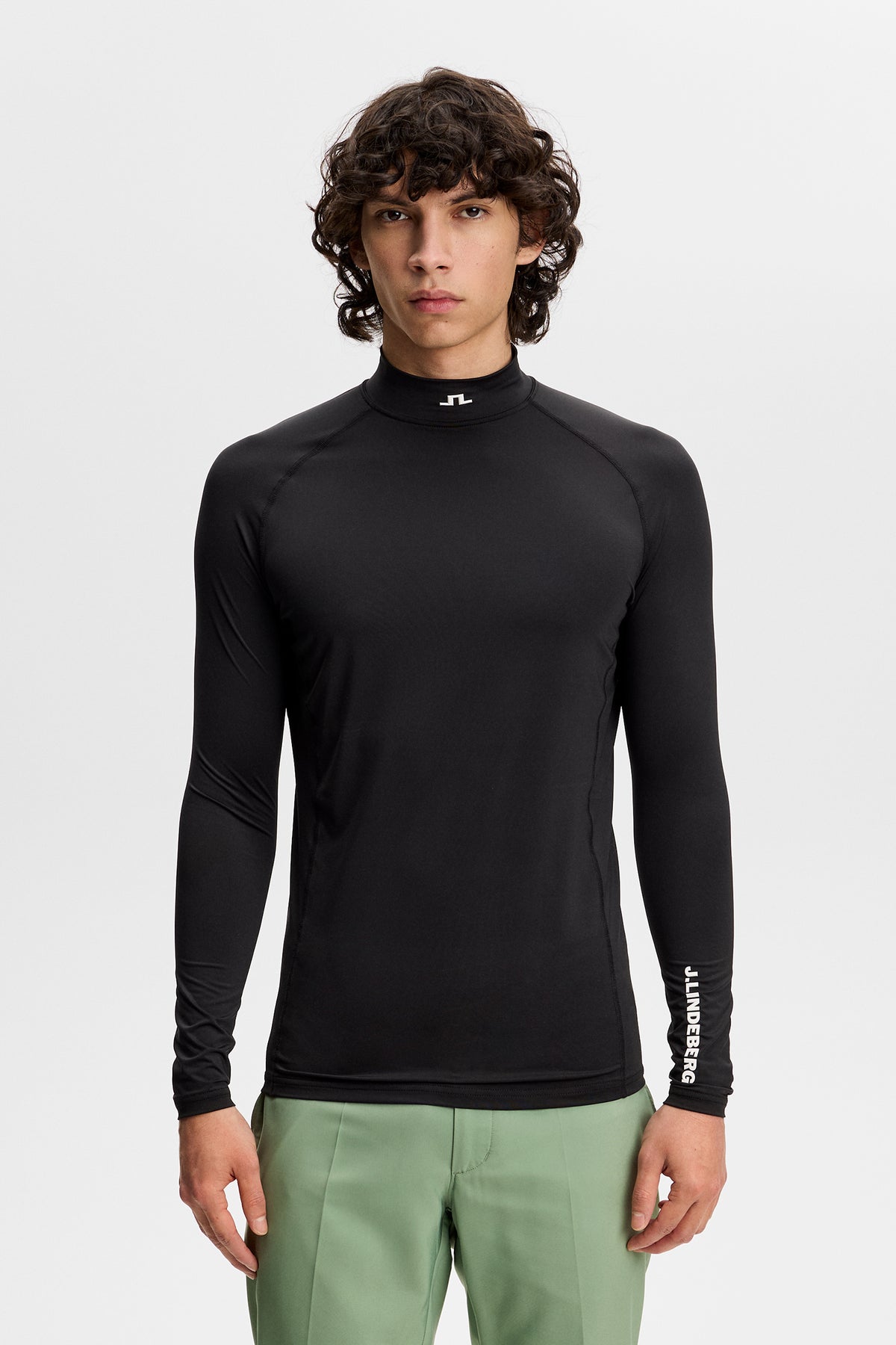 Haut de compression J.Lindeberg Ello Noir – style de vie sur le parcours