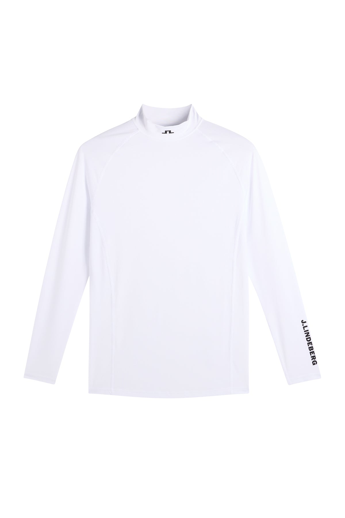 Haut de compression J.Lindeberg Ello blanc – détail vue de face