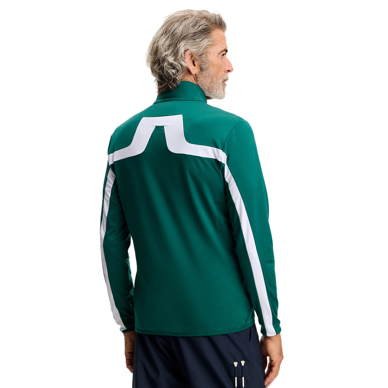 Veste J.Lindeberg Jarvis Mid Layer Forest Biome – détails côtés et dos