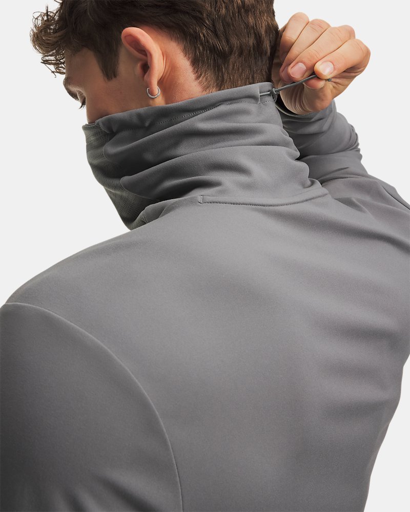 Under Armour Drive Funnel Neck – détail du tissu, molleton brossé double tricot