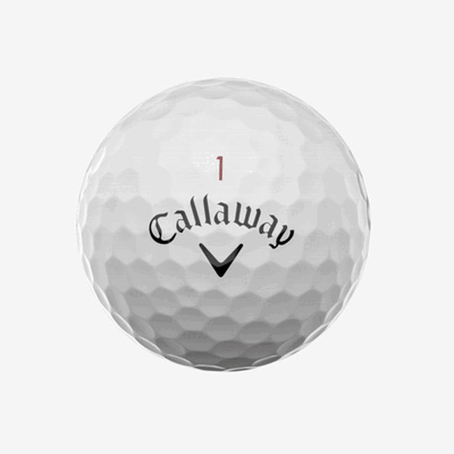 Animation de la technologie Callaway Chrome Soft 2026 Tour Fast Mantle